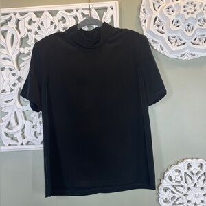Graver Studios Mock Neck Black Shell Keyhole Medium